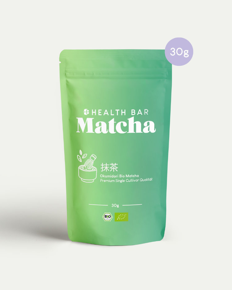 HEALTH BAR Bio Matcha Tee Okumidori, Single Cultivar, 30g